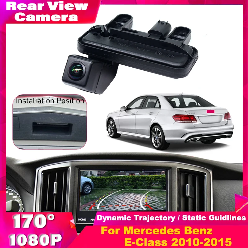 

Автомобильная камера заднего вида в ручке багажника для Mercedes Benz B Class W246 B180 B200 W212 E Class W207 C CLC W203 E200 Камера заднего вида