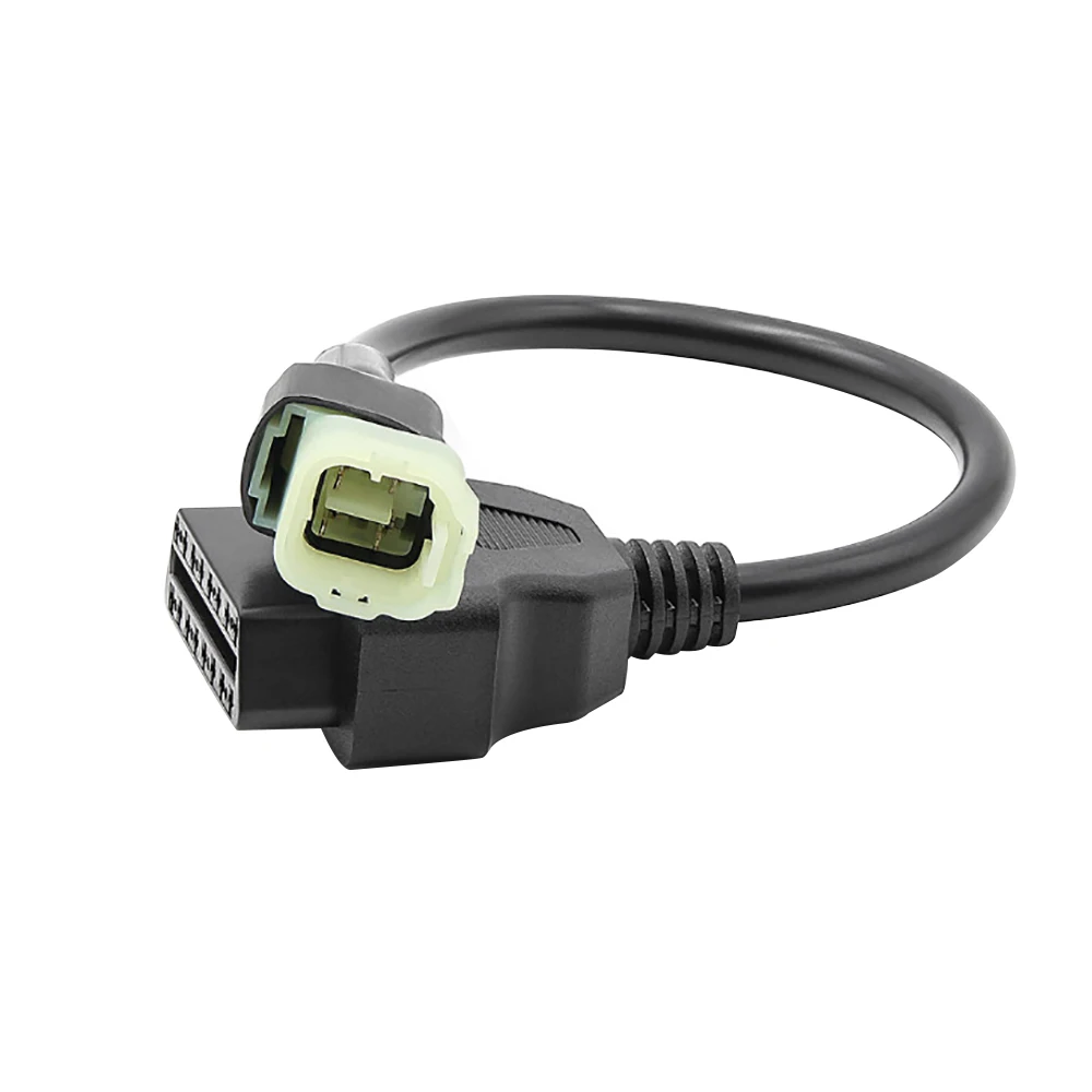 Cable adaptador de diagnóstico OBD2 de 4 pines, 6 pines a 16 pines para Honda Moto Guzzi Piaggio Vespa, herramienta de diagnóstico de fallos de
