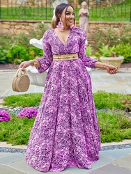 XL-5XL Plus Size Clothes Dresses Women Robes Spring Summer Long Sleeve Street Style Casual 3XL 4XL Big Size Maxi Dress Oversize