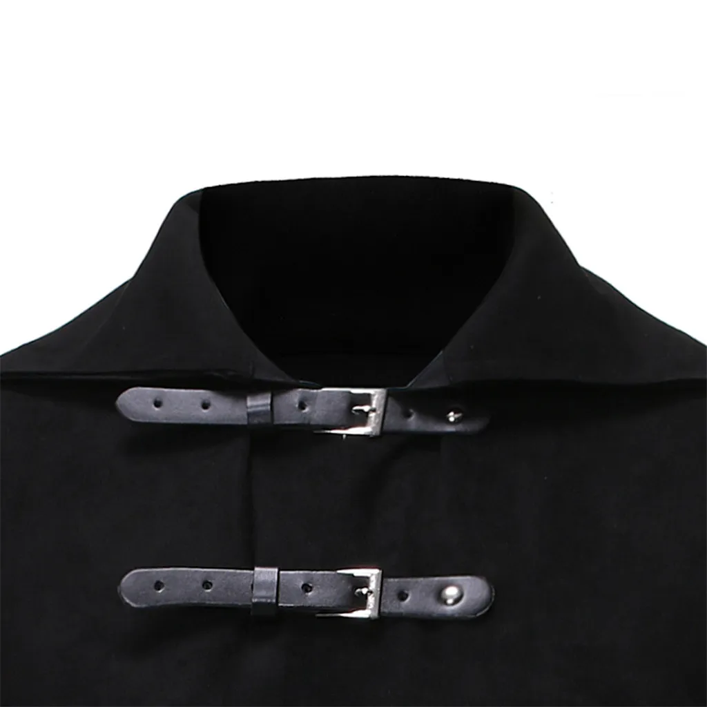 Vintage Tuxedo Medieval Men's Sleeveless Dovetail Uniform Button Casual Leather Men's Blouse Vest Renaissance Steampunk Tailcoat