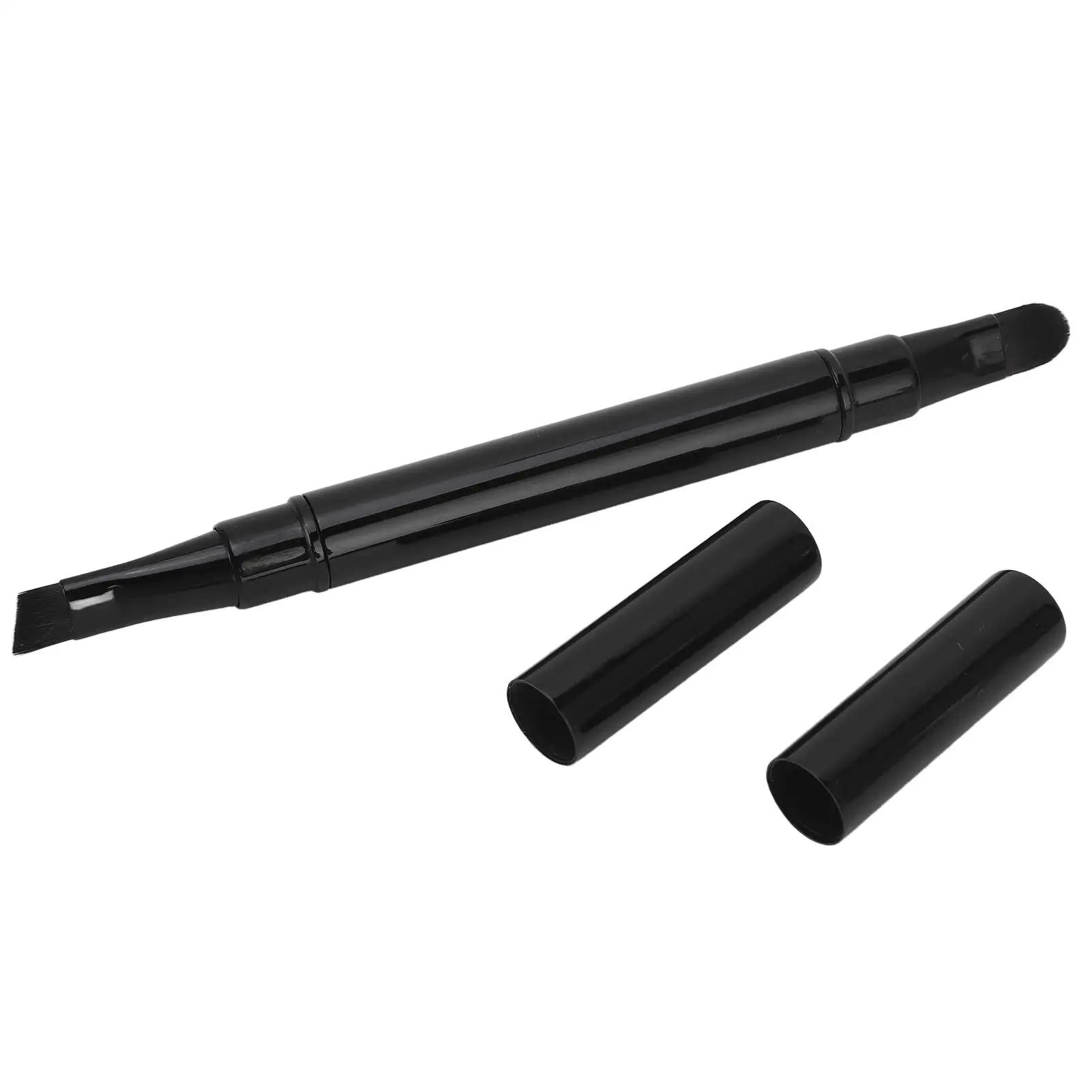 Portable 2 in 1 Concealer Brush with Lid | Soft Wool Bristles, Versatile Design | Great for Travel & for outdoor Makeup