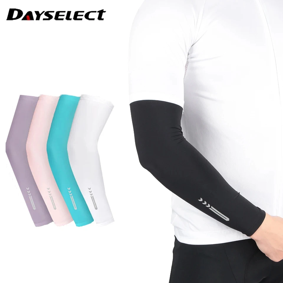 

Летние солнцезащитные нарукавники из ледяного шелка для активного отдыха, велоспорта, баскетбола, специальные, с защитой от ультрафиолета, дышащие, силиконовые, нескользящие