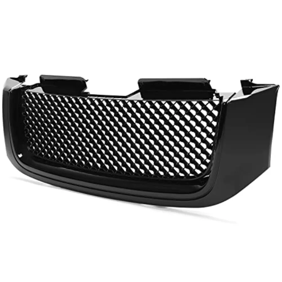

Front Bumper Grill Grille Guard Compatible With 2002-2008 GMC Envoy XL XUV Mesh Black
