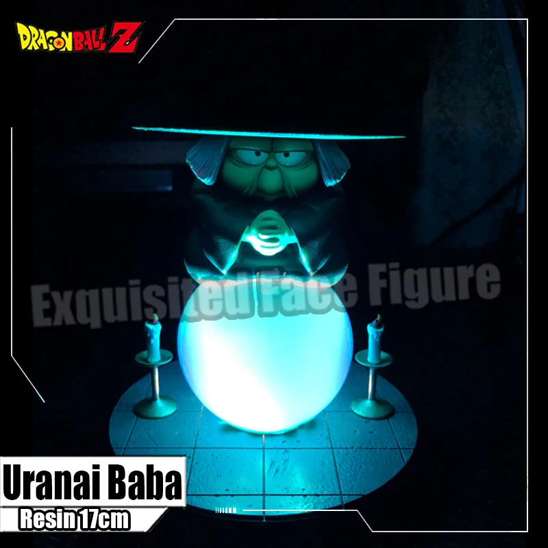 

Resin Anime Dragon Ball Z Uranai Baba Figura 17cm Resin Action Figures King Chapa Collection Model Toys Gifts