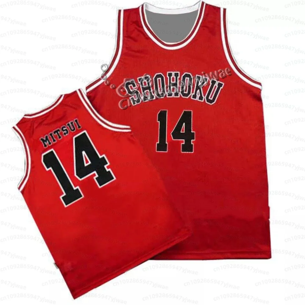 26 heiß begehrte Basketballtrikots, rotes Retro-Anime-Charaktertrikot, atmungsaktives, schnell trocknendes Sportshirt, Kinder- und Erwachsenen-Tanktop – Detail 11