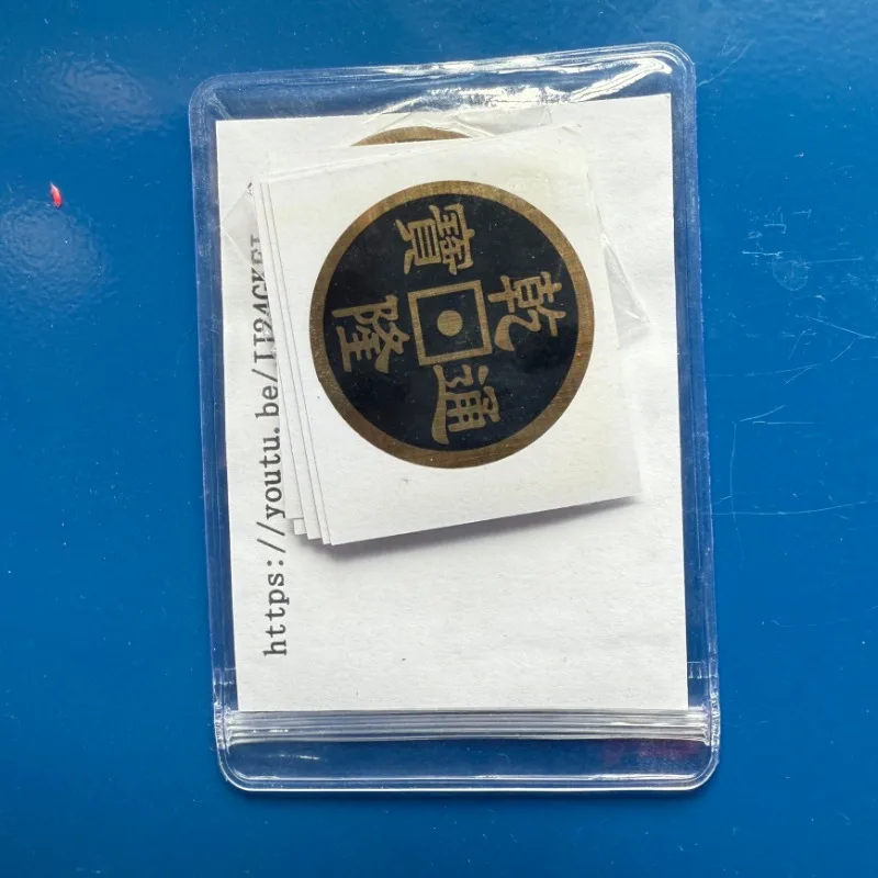 Truques de mágica stc 2.0 moeda mágica dupla face conjunto de moedas super triplo chips conjunto magia mago close-up adereços aparecem desaparecer