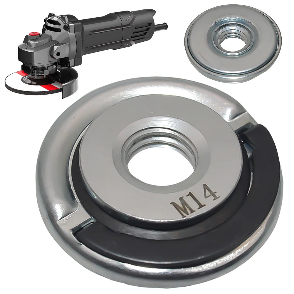 

M10 M14 5/8inch -11 Thread Quick Release Locking Nut Replace Angle Grinder Self-Locking Pressing Plate Replacement Clamping Tool