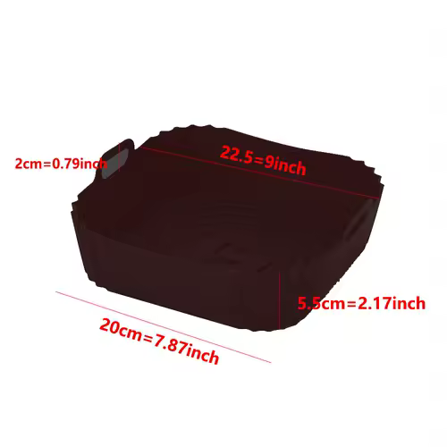 Reusable Airfryer Pan Liner Accessories Silicone Air Fryers Oven Baking Tray Pizza Chicken Airfryer Non-stick Silicone Mould - Image 6