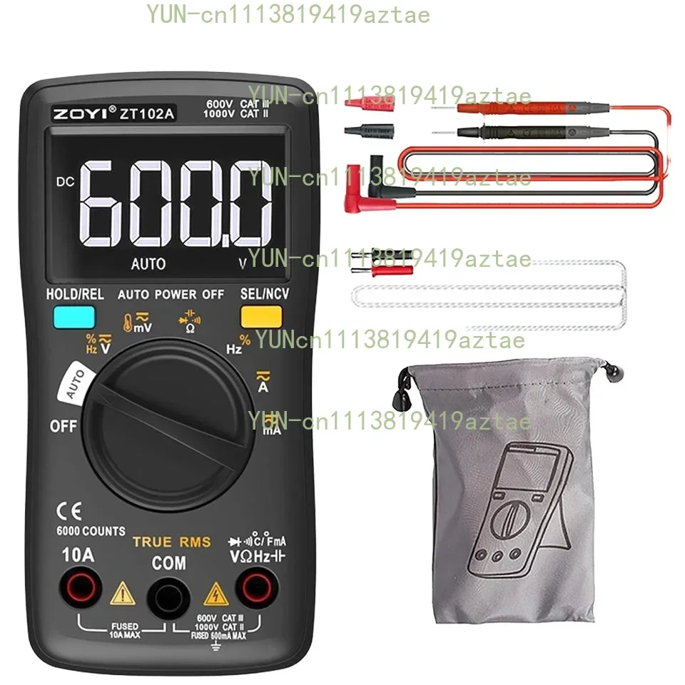 ZT-102A  6000 Counts True RMS Dual-Mode Digital Multimeter
