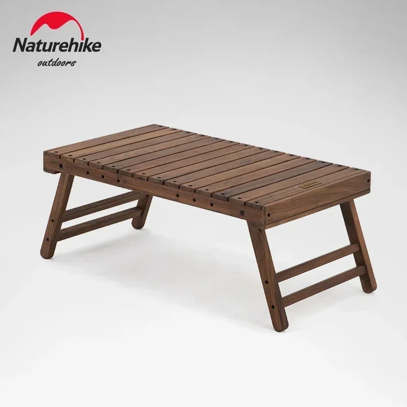 

Naturehike Camping Folding Wooden Table Family Barbecue Picnic Portable Small Table Outdoor Garden Leisure Ultralight Desks