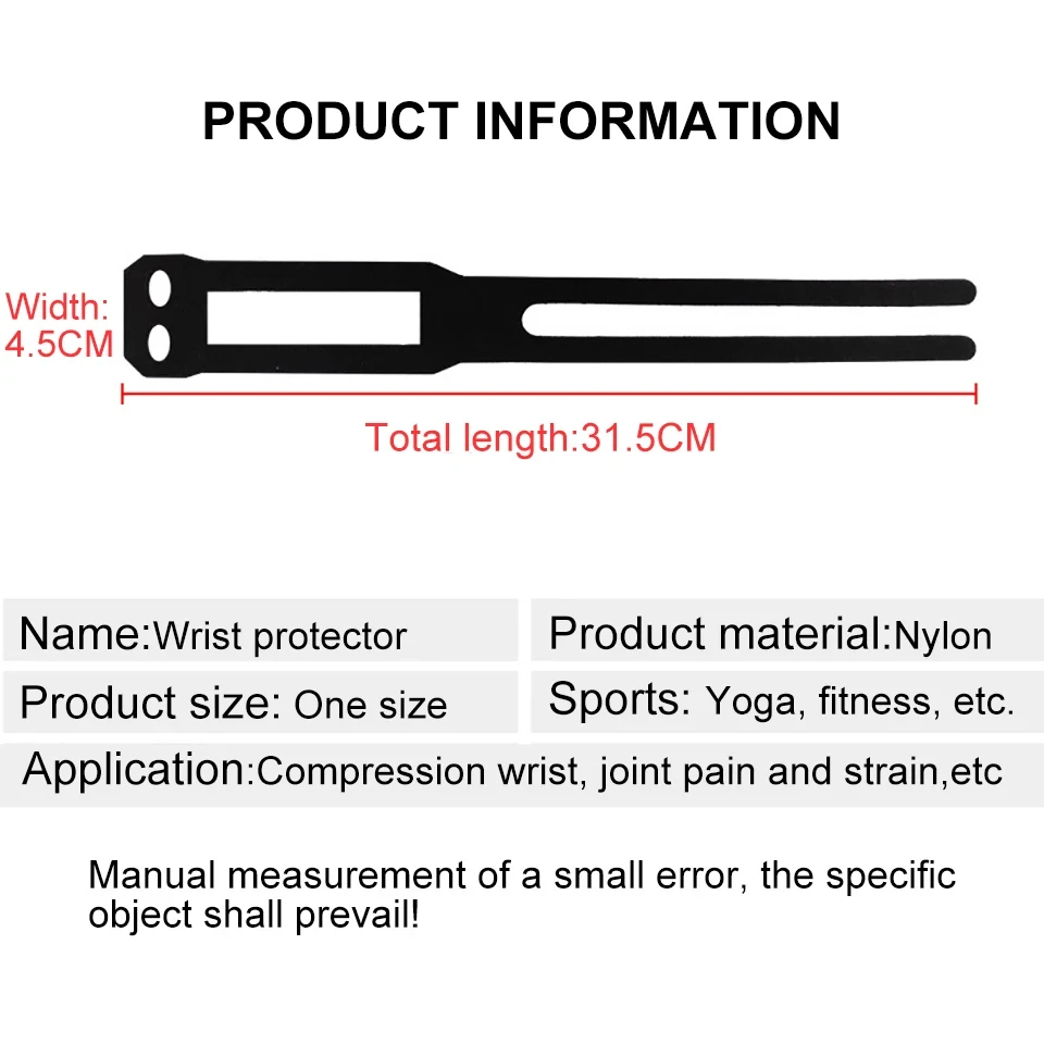 1 pz supporto regolabile tutore per il polso portatile sottile cinturino da polso tutore per lesioni dolore TFCC tutore per lesioni allo strappo