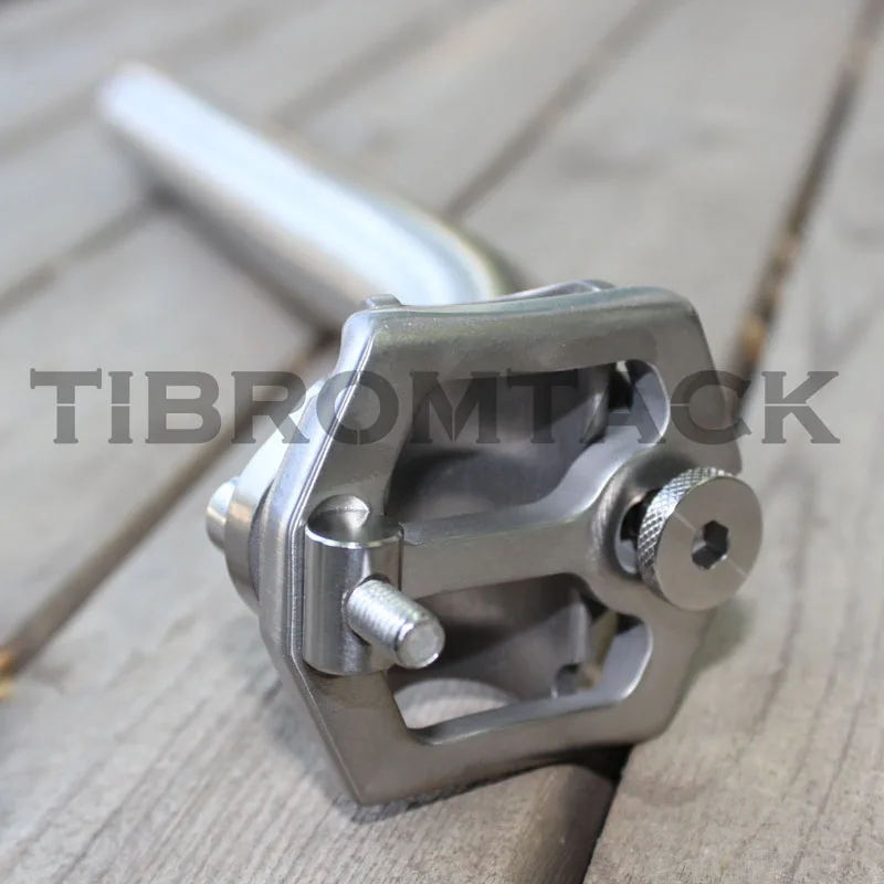 Titanium Bicycle Seat Post for MTB, Lightweight Road Bike Seats, 1.071, 1.244*13.780 in