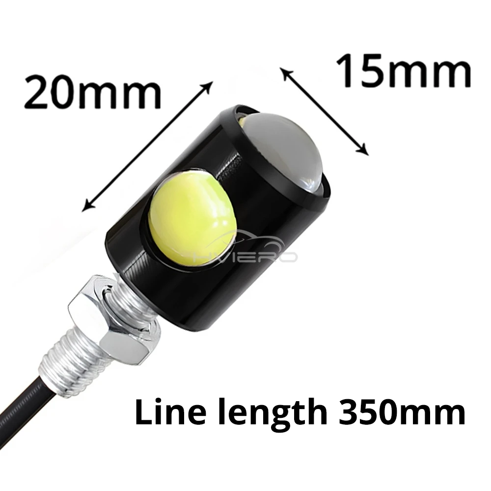 1/2/4/10pc Auto Moto Eagle Eye Led Luce di marcia diurna Super Bright Indicatori di direzione Targa Coda Retromarcia Lampada di ingombro