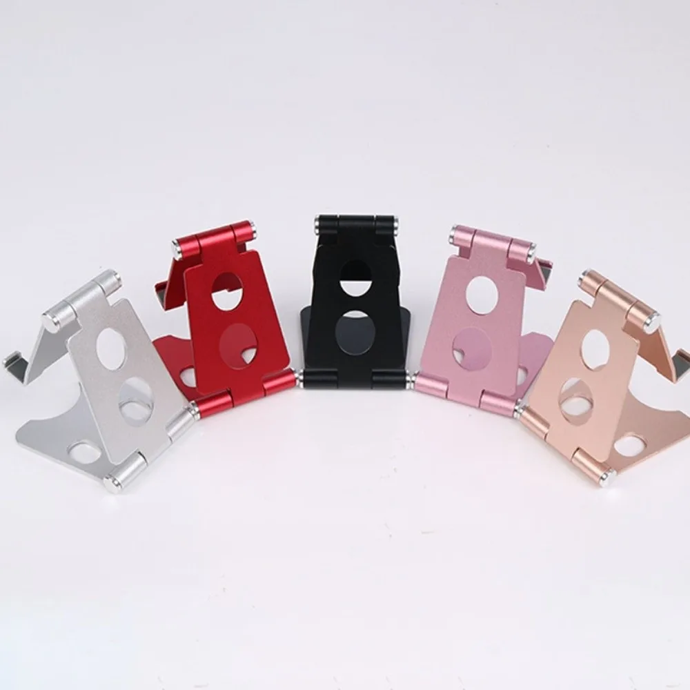 Foldable Mobile Phone Holder Adjustable Portable Mobile Phone Stand Aluminum Alloy Non-slip Table Cell Phone Bracket Desk