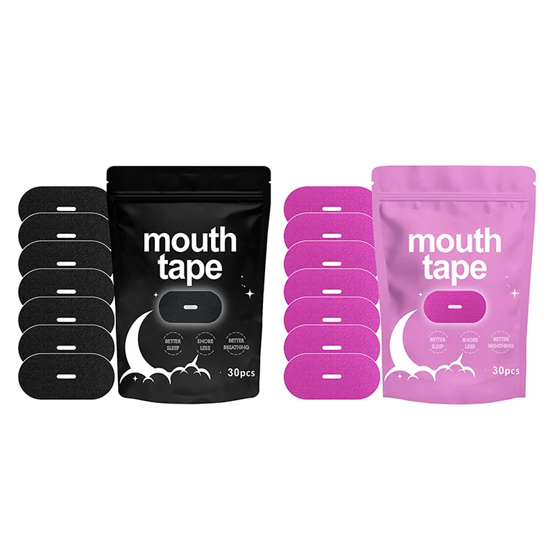 30/10Pcs Stop Snoring Patch Nose Breathing Correction Improve Sleeping Promoting Better Breath Night Sleep Mouth Orthosis Tape