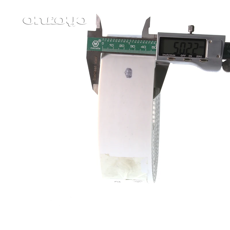 1 Meter For BARUDAN Tajima Embroidery Machine Frame Belt Trapezoidal Teeth Type S5M Tooth Belt 50mm/30mm White Color