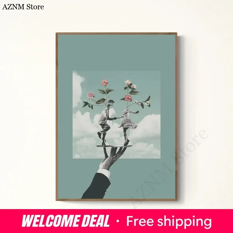Abstract Modern People Philosophy Poster Print Quality Canvas Painting Museum Wall Art Picture Living Room Dorm Home Decor Mu