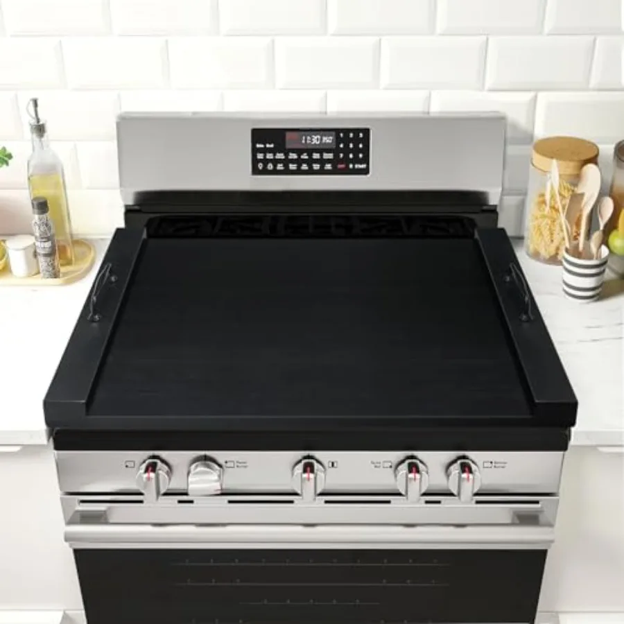 

Noodle Board Stove Cover wi Handles ltiple Stove Top Cover Board for Electric/Gas Stove Top Blk GSC-222