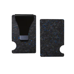 Luxury Minimalist Slim Credit Card Holder Wallet Cover Carteira for Men Cartera Tarjetero Hombre RFID Cashback