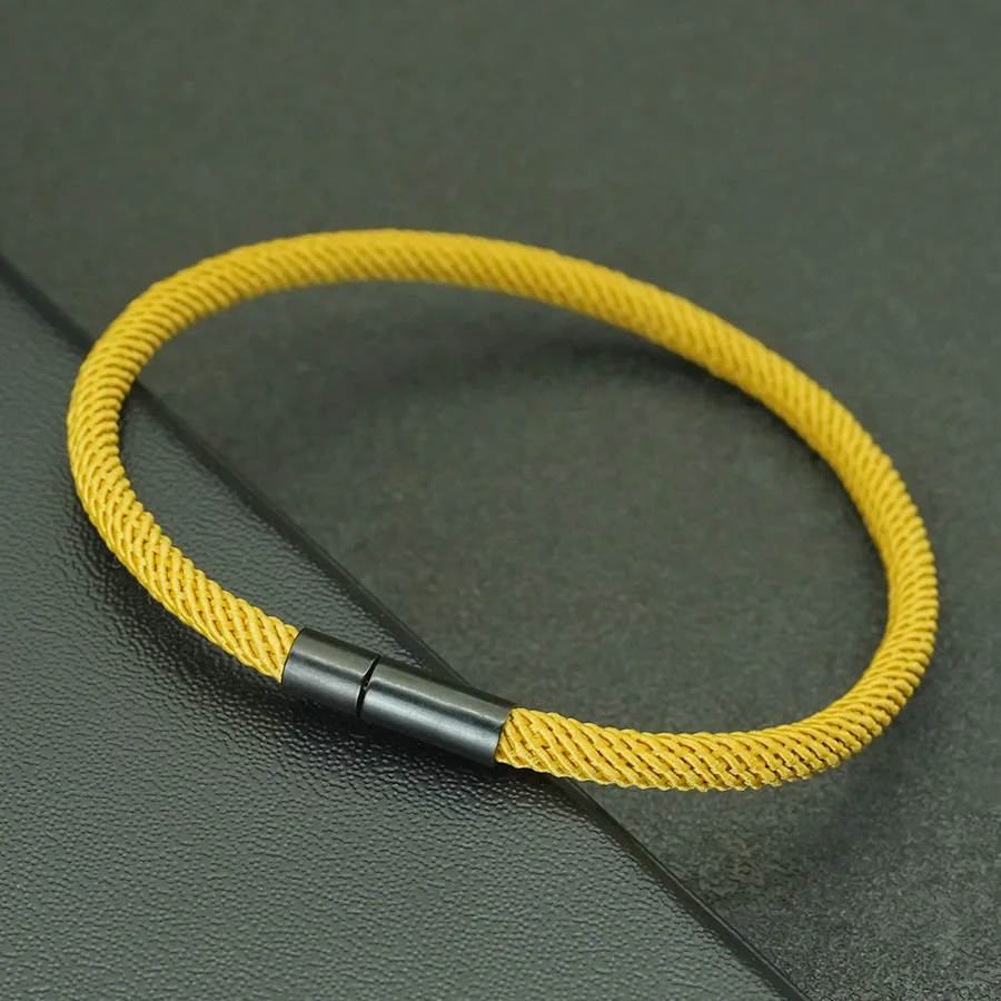 New Fashion Braided Friendship String Bracelet Unisex Multi Color Multi Size Selectable A Grade 4mm Cord Chain Couple Braslet