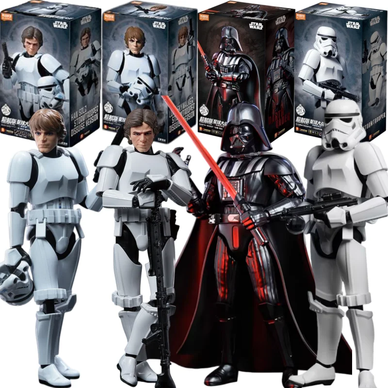 

Оригинальные фигурки BLOKEES: Звездные войны — Люк Скайуокер, Хан Соло, Дарт Вейдер, версия CLASS, сборные модели, подарок