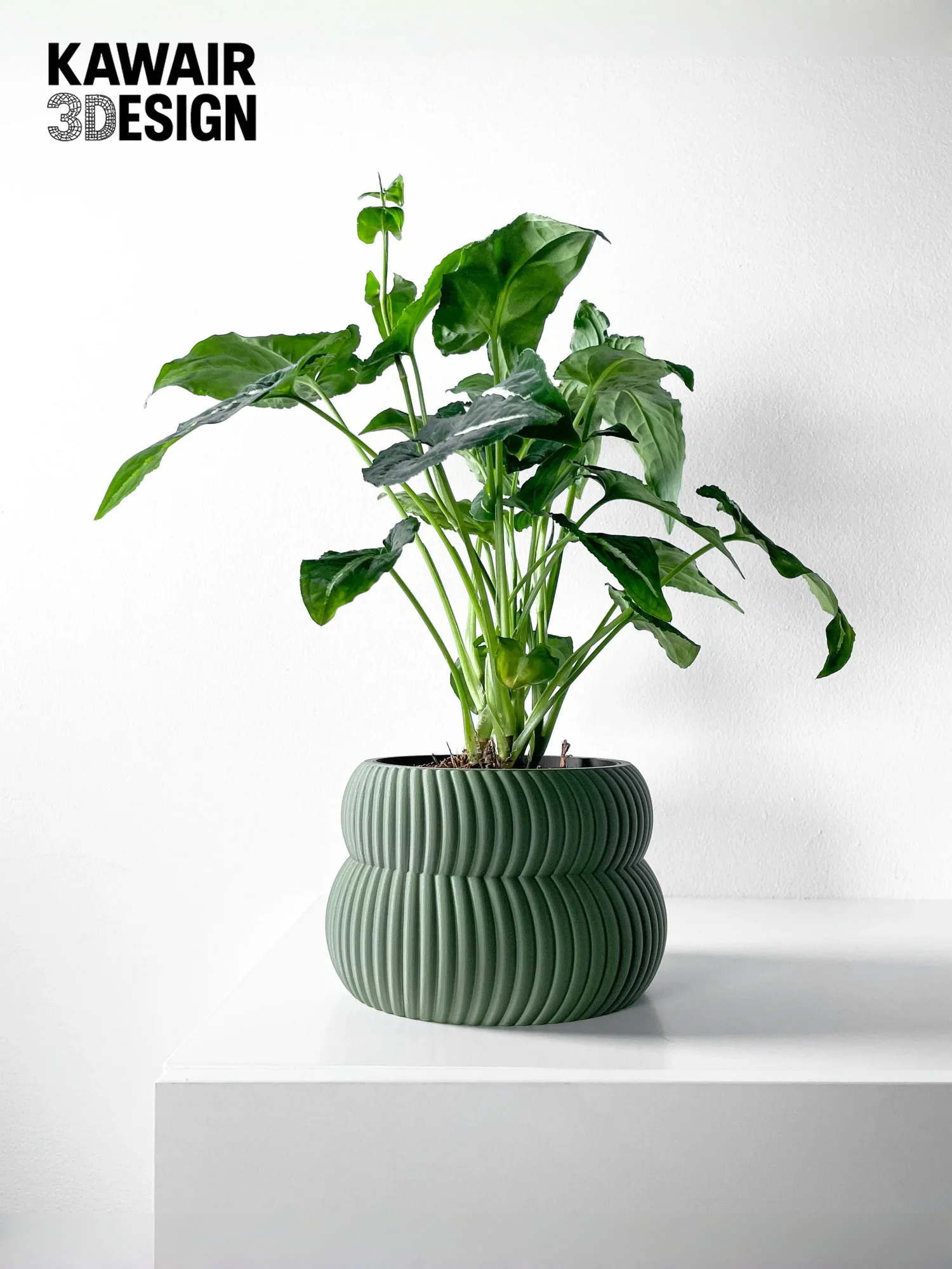 pot-de-fleur-ecologique-imprime-en-3d-texture-en-losange-forme-carree-decoration-d'interieur-pot-de-fleur-elegant