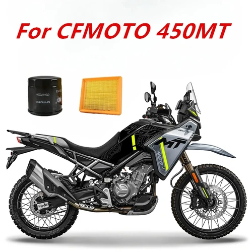Imagen 1 del producto Para motocicleta CFMOTO 450MT 450SR SRS NK450CLC CF 450MT filtro de aceite de núcleo de aire accesorios de filtro de aire mecánico