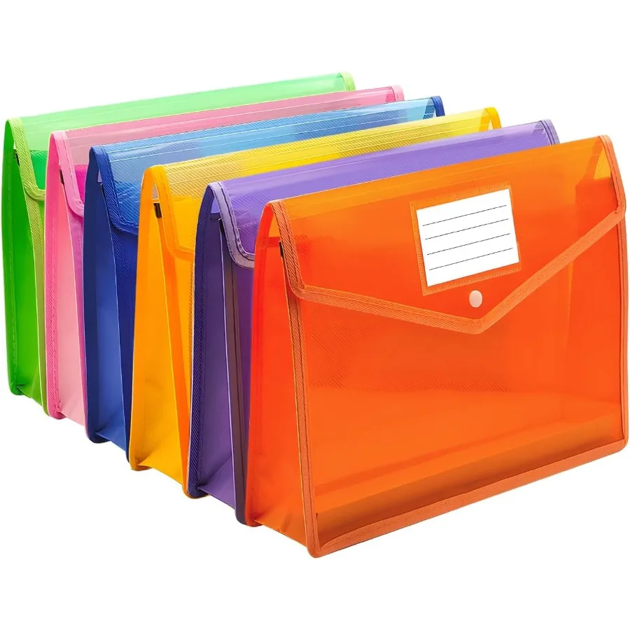 

Plastic Expanding File Folder Envelope Folders for Documents Waterproof Transparent Expble File Folder Large Capacity Fit Lette