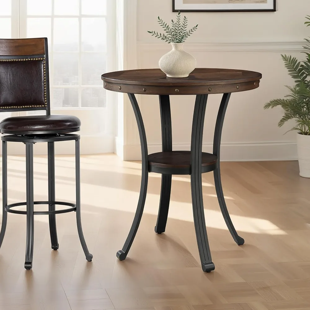 Franklin Multicolored Pub Table by Powell Furniture, 36 Square x 40 High