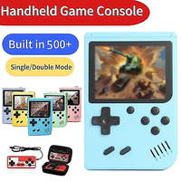 Built-in 500+ Classic games 5 inch arcade retro Console for TV Video Game Handheld Game Player for Game boy two player games