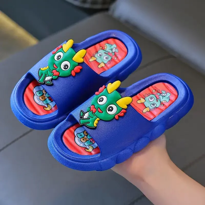 New Home Slippers Summer Children Cartoon Soft Shoes Boys Bathroom Girls Slippers Sandals Toddler Non Slip Beach Shoes Baby