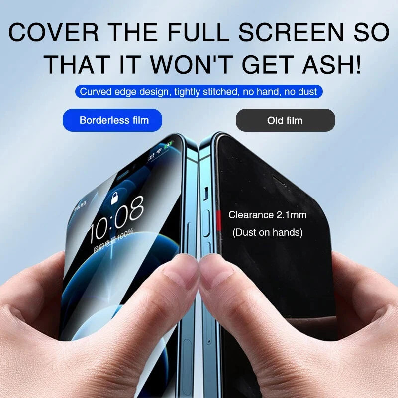 4PCS 9D Full Cover Tempered Glass For iPhone 11 12 13 14 15 Pro Max Plus Screen Protector For iPhone XR XS MAX Protective Glass