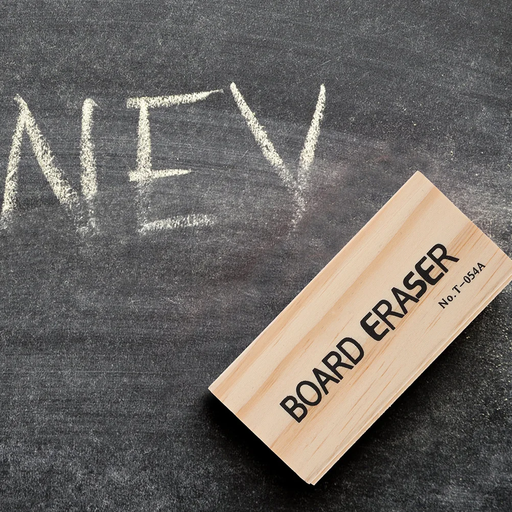 4 قطعة ممحاة السبورة الخشبية المصنوعة من الخيزران منظف السبورة للمنزل والمكتب والمدرسة يدوم طويلاً وسهل الاستخدام ممحاة السبورة #4