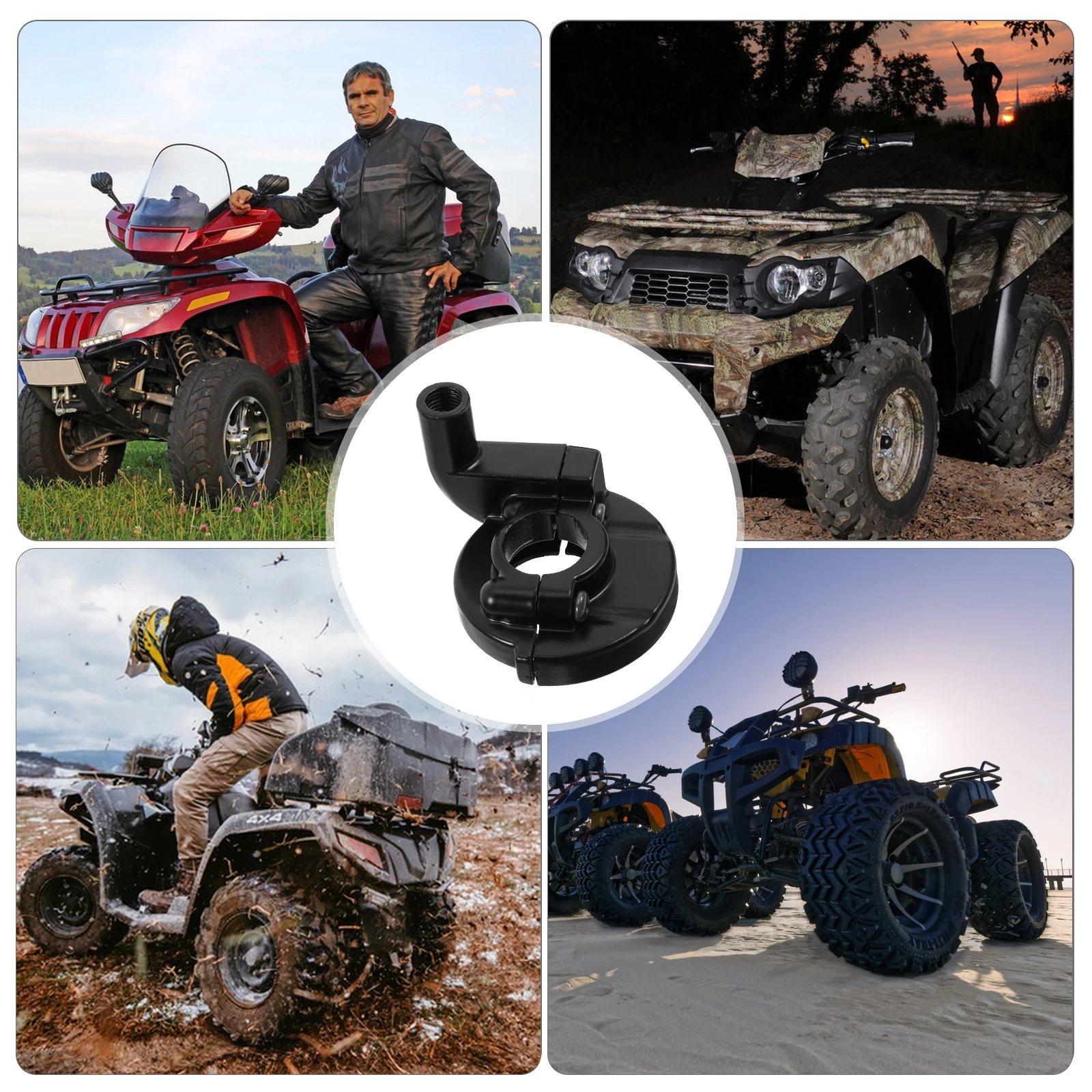 

Universal 50CC 250CC Throttle Housing Bracket ATV Dirt Bike H lebars Cable Parts Accessories Easy Installation Durability Off