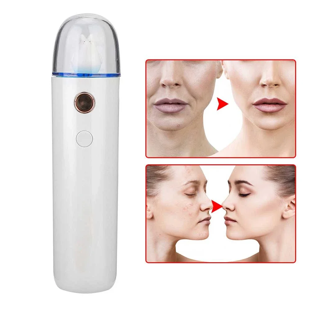 1 Pcs Cute USB Charging Portable Nano Mist Spray Atomization Face Moisturizing Sprayer Anti-Aging Wrinkle Women Beauty Skin Care