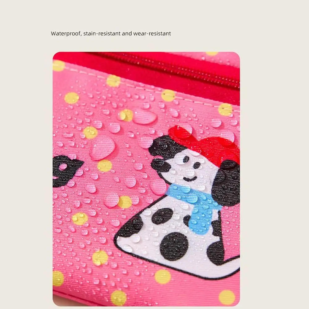 with Hanging Rope Document Organizing Bag High-capacity Multi-layer ID Card Storage Bag Dog Pattern Airplane Check-in