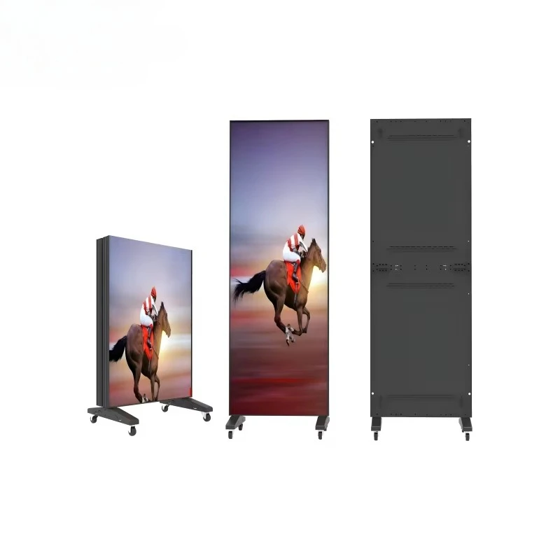 

Indoor Poster Led P2.5 HD LED Digital Sign Advertising Display Led Poster Digital Video Advertising Poster Mirror Screen