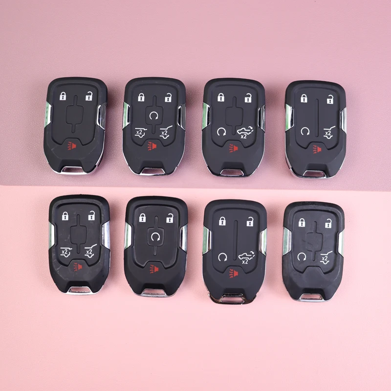 

For Chevrolet Tahoe Silverado Suburban Terrain YUKON 2017 2018 2019 Tahoe GMC Sierra Acadia Car Key Fob Case Shell Housing
