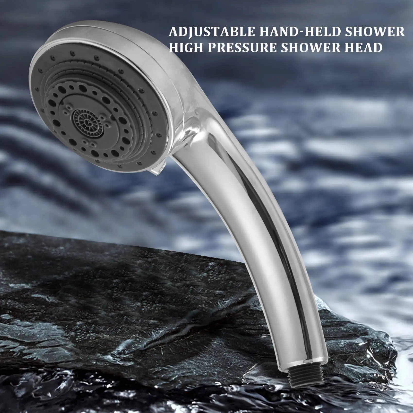 Shower Head,High Pressure Shower Heads, Universal Adjustable Power Hand Shower, Suitable for Bathroom, Hotel, Gym