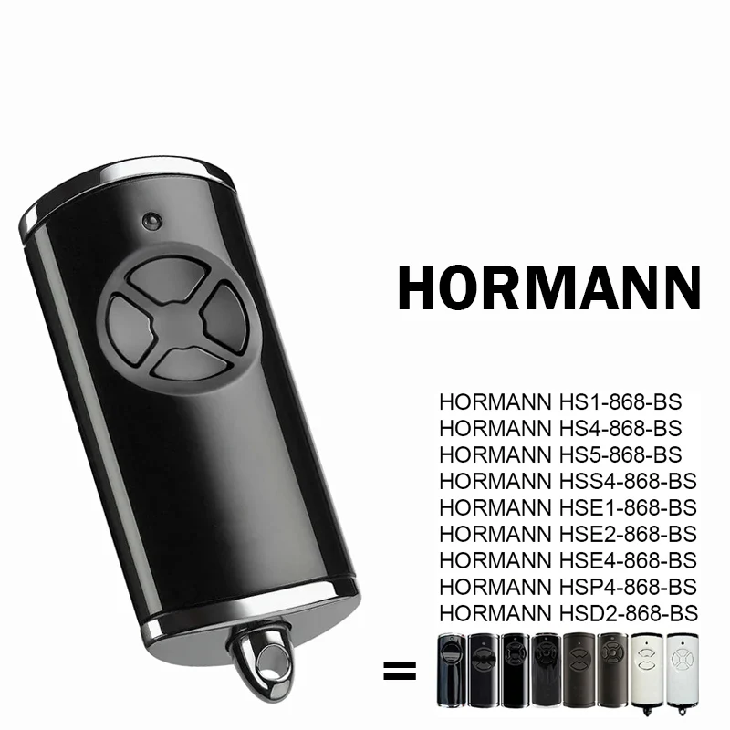 

HORMANN BS HS1 HS4 HS5 HSE4 HSE2 SHE1 HSS4 HSP4 HSD2 Garage Door Remote Control Electric Gate Opener 868MHz