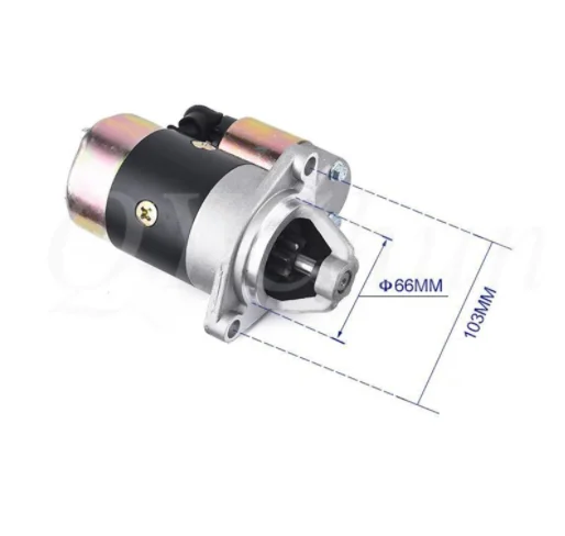 Engine Start Motor Pump Electric Starter Generator Set Motor Starter 12V 1.2KW QD114A