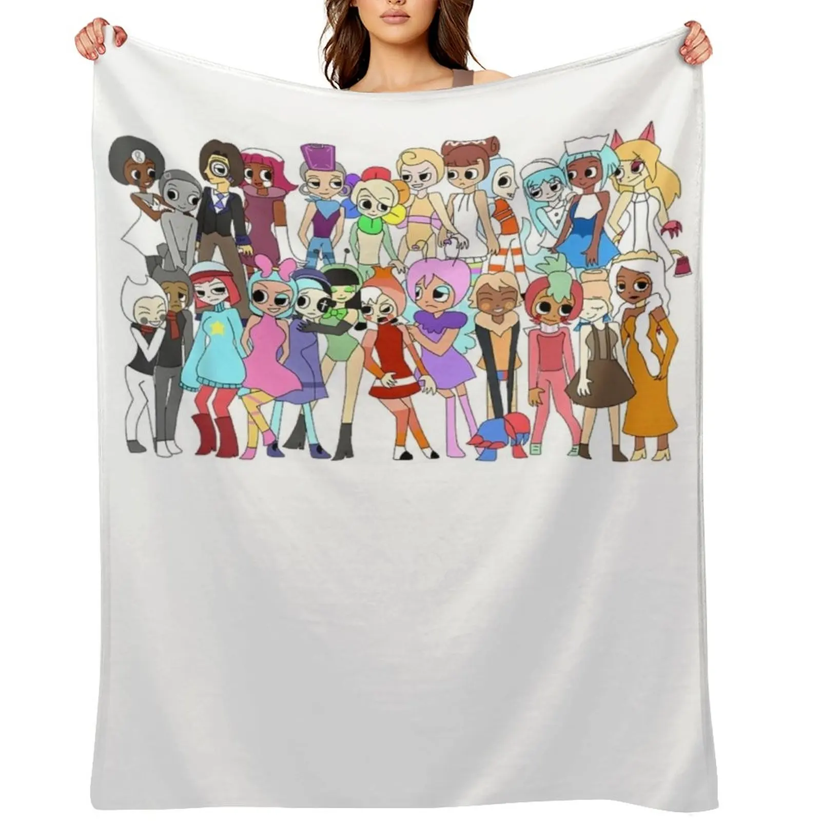 

Human Group Of Game Throw Blanket Quilt Personalized Gift Extra Large Throw Summer Beddings Blankets