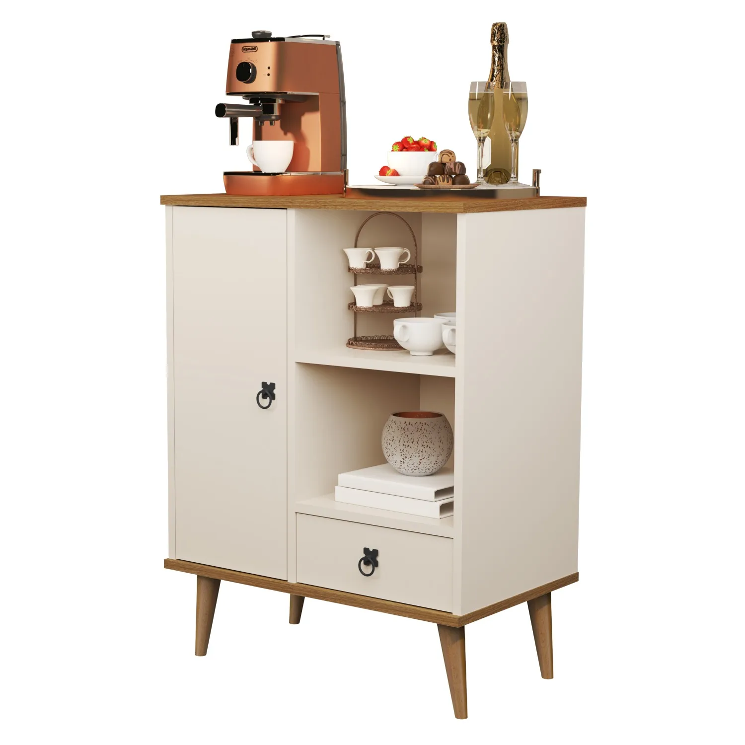 Buffet Cantinho do Café 01 Door 1 Drawer Tip Top - Jalmac Furniture