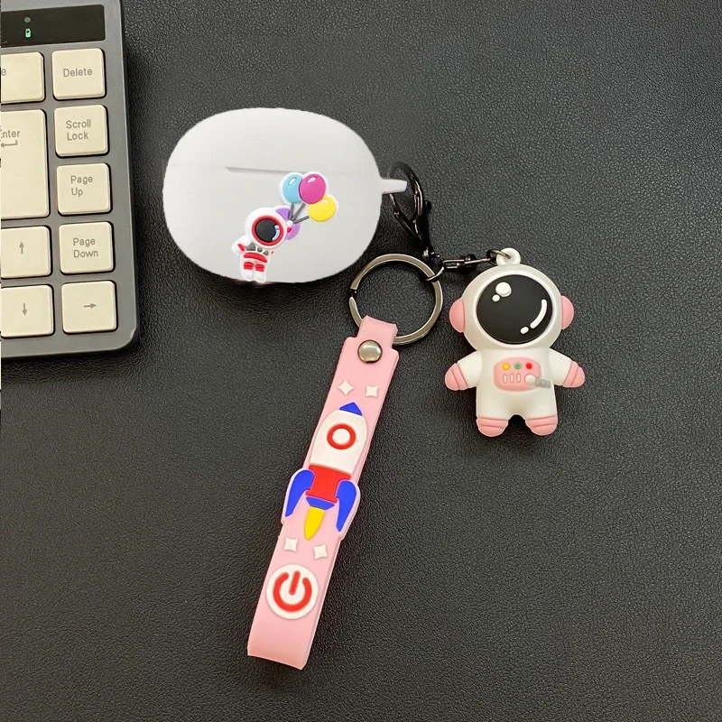 ل EarFun الهواء الحياة TW205/air 2 nc حافظة الكرتون رائد الفضاء سيليكون سماعة حامي غطاء ل Earfun Air Mini2 صندوق سماعة الرأس