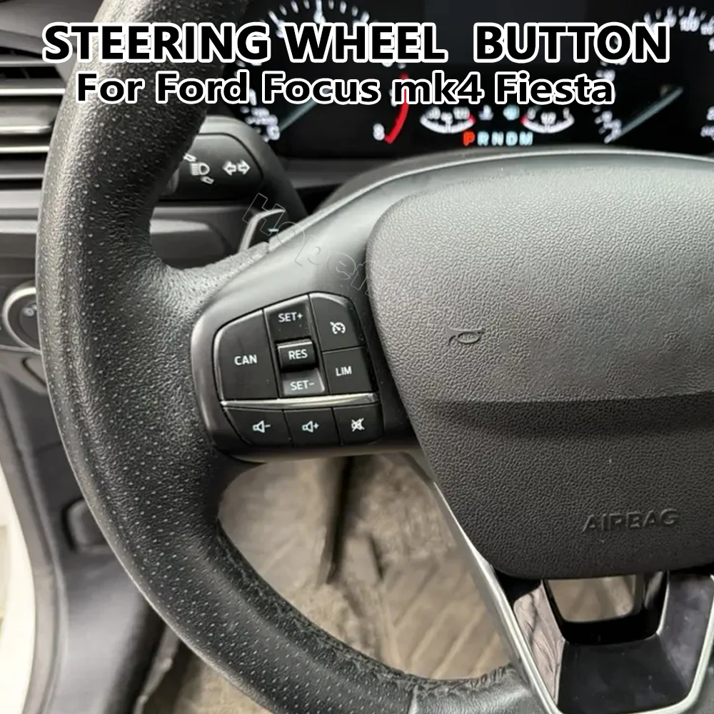

Светодиодный переключатель громкости на руле, многофункциональный переключатель громкости для Ford Fiesta 2019 Focus MK4 2019 2020, обновленный интерьер