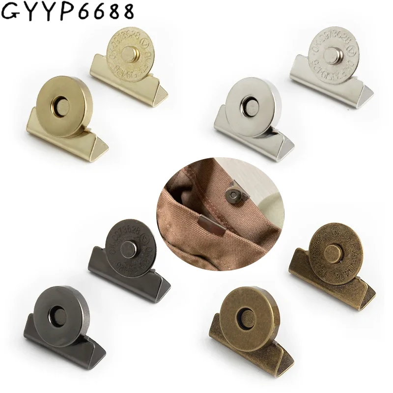 5/30/100PCS 20x14MM Thick Strong Magnetic Button Claps Buckles For Handbag Purses Clothing Bags Magnetic Snap Button Hardware