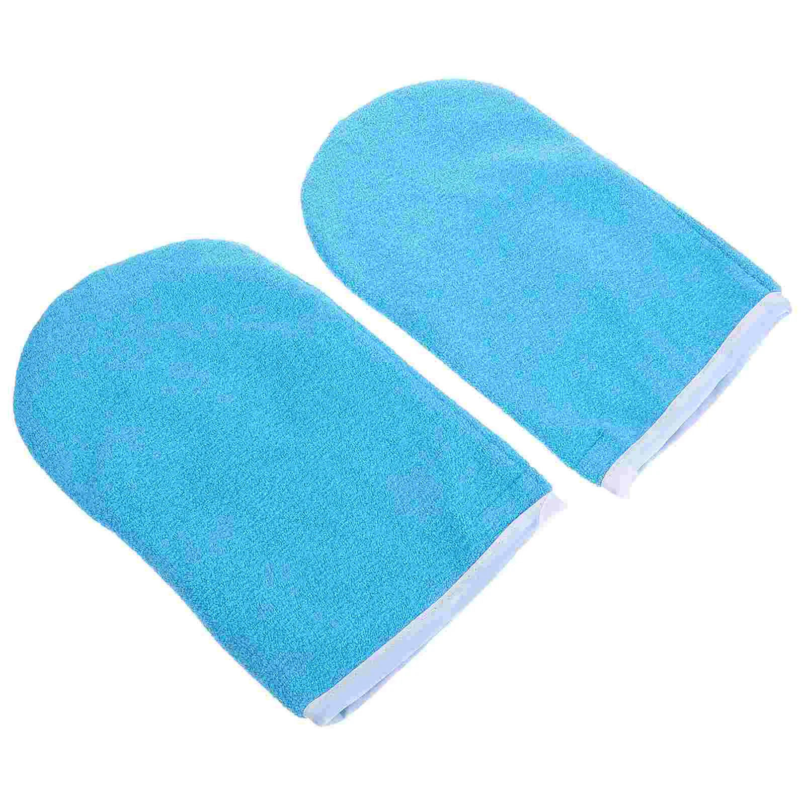 

Beauty Salon Gloves Cloth Mitts Paraffin Wax Covers Film Mittens Hand Polyester