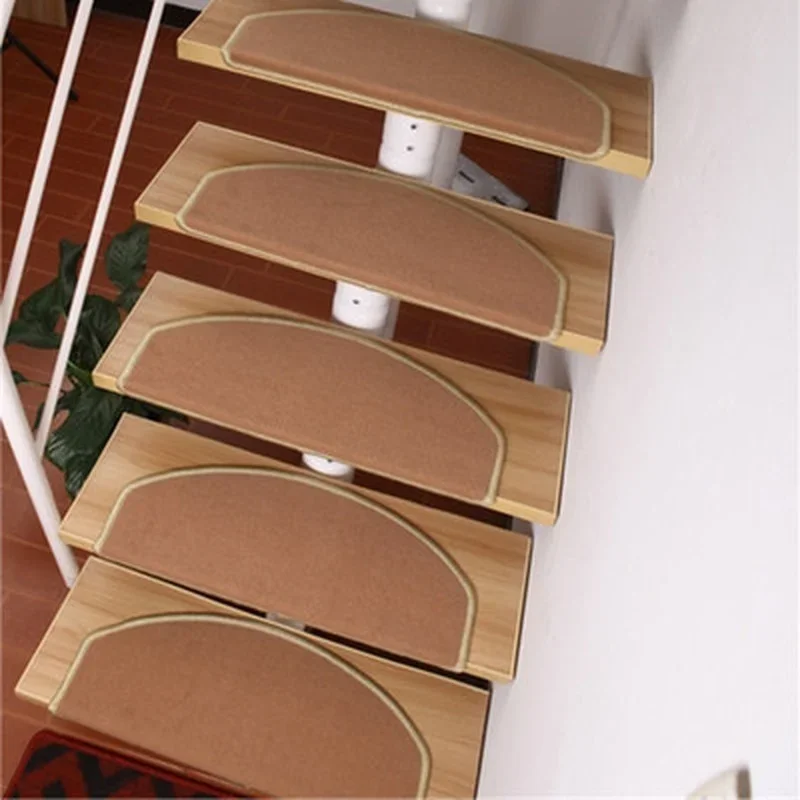 4PCS/Set Non-slip Self Adhesive Carpet Stair Tread Mat Home Staircase Protection Cover Pad 65CM