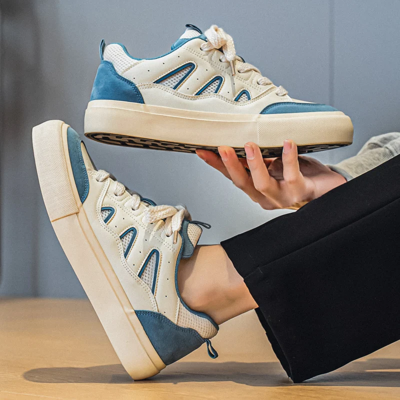 

Винтажные кроссовки DAWSRi на толстой подошве, дышащим верхом и классическим дизайном на шнуровке для повседневного комфорта