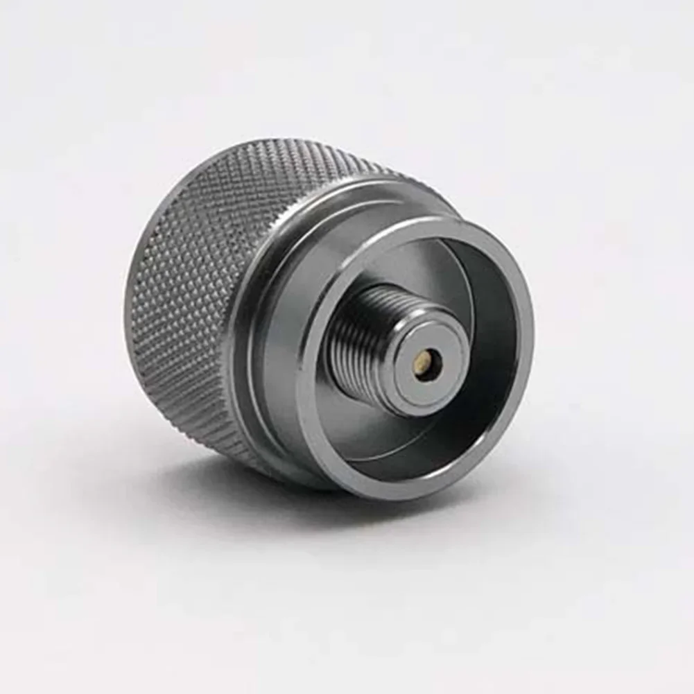 High Quality Gas Stove Adapter Self-closing Adaptor Camping Converter Cylinder Nozzle Outdoor Picnic Propane Gas